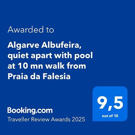 Algarve Albufeira, Quiet Apart With Pool At 10 Mn Walk From Praia Da Falesia Olhos de Agua  Eksteriør bilde